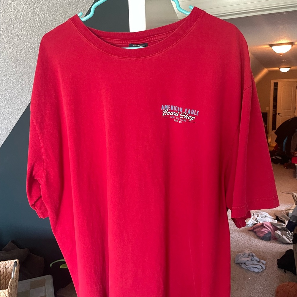 Vintage Board Shop American Eagle Outfitters Bold Red Tee